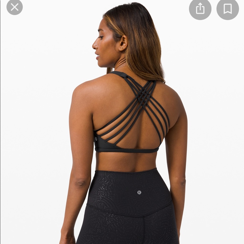Lululemon free to be wild strapped sports bra - Picture 1 of 6